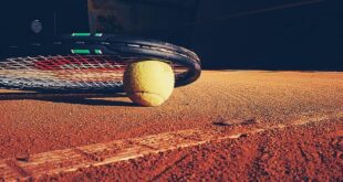 tennis racket court clay ball sports fitness