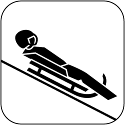 icon rennrodeln schwarz auf weiss 250px 1